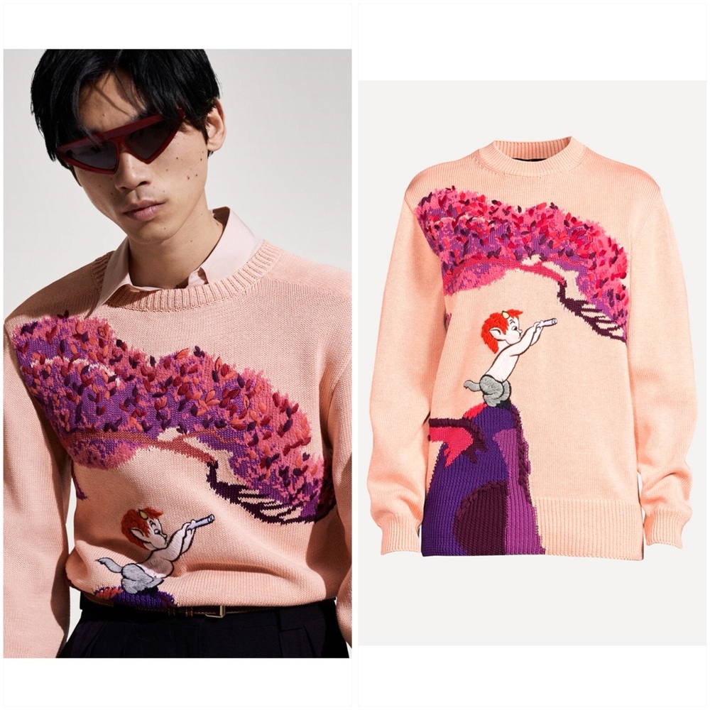 NWT STELLA MCCARTNEY x Disney Landscape Intarsia Sweater $1,875 XXS